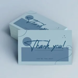 Custom Business Cards With Qr Code Gift Thank You Card for Small Business Card Printing Custom