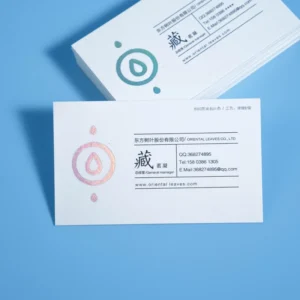 Custom Business Cards with Logos, Hot Stamping, Premium Paper