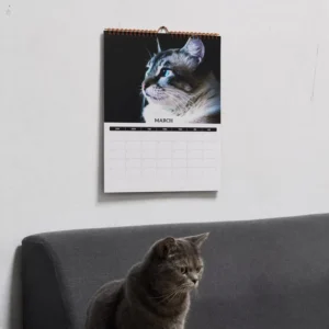 Custom Business Desk Wall Calendar Customizable Size Finish Digital Sublimation Printing