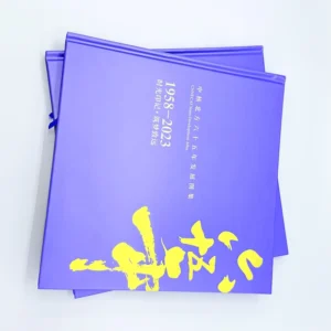 Custom Butterfly-Binding Hardcover Exhibition Book Sample