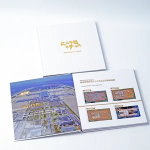 Custom Butterfly Design Corporate Personal Photo Album Hard Cover Cardboard Offset Paper Commemorative Book