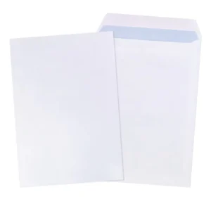 Custom C4 Self-Adhesive Peel-and-Seal Security Envelope, 324 x 229 mm, A4, White Recyclable
