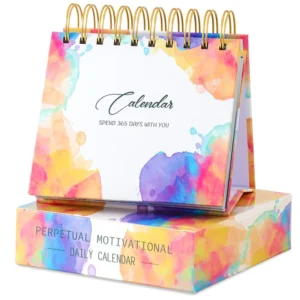 Custom CMYK Full-Color 365-Day Desk Advent Calendar
