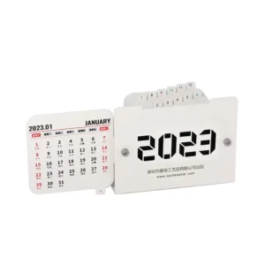 Custom Calendar Desk Office Decoration Metal Calendar