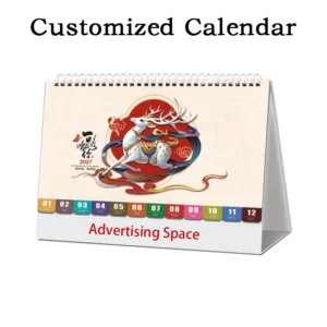 Custom Calendar New Design Custom Printing Hardcover Desktop Planner Desk Calendar for Customization