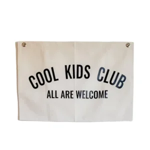 Custom Canvas Hanging Wall Banner Large Cotton Flag with Custom Logo