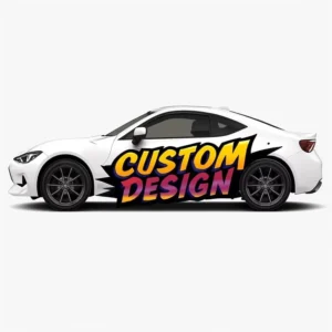 Custom Car Sticker Durable Waterproof UV Resistant Advertise Car Body Sticker Decals