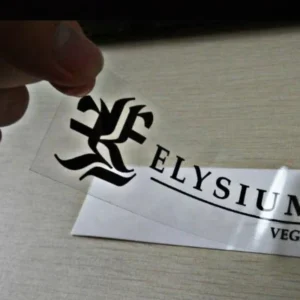 Custom Car Window Stickers Design Self Adhesive Die Cut Logo Vinyl Waterproof Brand Stickers Epoxy Stickers Gift Craft