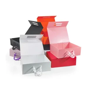 Custom Cardboard Magnetic Folding Gift Box for Shoes, Clothing, and Hats