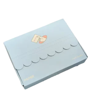 Custom Cartoon Hand-Print Logo Eco-Friendly Recyclable Foldable Corrugated Paper Gift Shipping Box