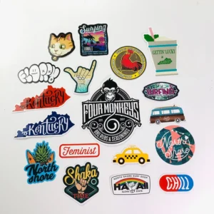 Custom Cartoon Oil-Proof Waterproof Sticker Sheets for Kids