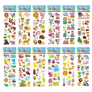 Custom Cartoon Stickers for Children’s Rewards and Activities