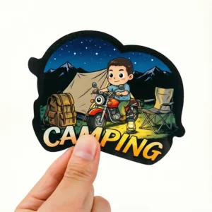 Custom Cartoon Waterproof Matte Die-Cut Vinyl Decorative Labels