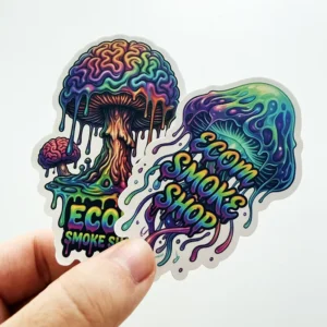 Custom Cartoon Waterproof PVC Self-Adhesive Die-Cut Stickers