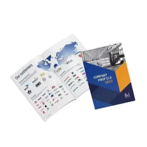 Custom Catalog Magazine Brochure Book Printing with Saddle Binding
