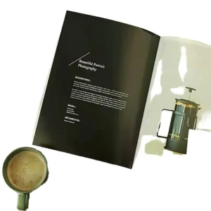 Custom Catalogue Brochure Printing Kraft Paper Saddle Stitching Eco-friendly CMYK Offset Printing for Fashion Magazines