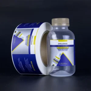 Custom Chemical Label Roll Vinyl Waterproof Adhesive Bottle Labels
