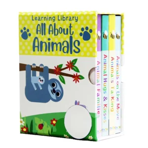 Custom Children’s Board Book Box Set with Slipcase, Educational Baby and Toddler Books