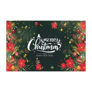Custom Christmas Backdrop Banner Indoor Outdoor Various Holiday Party Advertising Christmas Banner