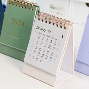Custom Christmas Printing Mini Flip Perpetual Desktop Advent Table Calendar