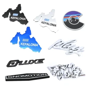 Custom Chrome ABS Auto Lettering Emblem Badge Sticker 3D