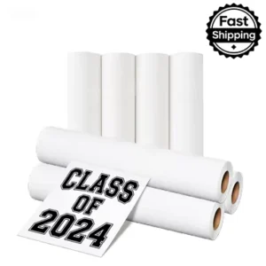 Custom Class Shirts Printing Paper High Speed 100gsm White Sublimation Transfer for Graduation Apparel Textiles Digital