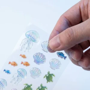 Custom Clear Dome Self-Adhesive Epoxy 3D Crystal Drop Logo Sticker