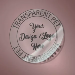 Custom Clear PET Self-Adhesive Labels for Water Bottles and Envelopes