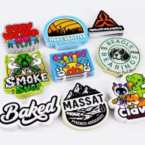 Custom Clear Vinyl Stickers Waterproof PVC Die-Cut Decals with Custom Logo