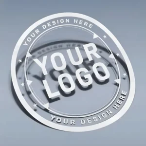 Custom Clear Waterproof Vinyl PVC Packaging Stickers for Candles, Bottles, and Jars