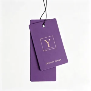Custom Clothing Paper Hang Tags Set Eco Friendly for Garment Apparel Shop