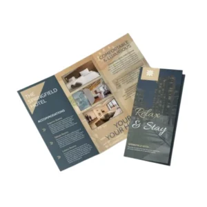 Custom Coated Paper & Art Paper Brochure Leaflet Catalogue Printing with CMYK 4 Color Offset Printing