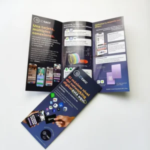 Custom Coated Paper Printed Folded Leaflets Flyers Catalogues Pamphlets