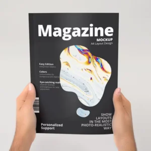Custom Color Catalog Printing Logo Gold Hot Foil Stamping Digital A4 Catalogue Brochure