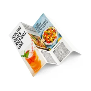 Custom Color Coated Art Paper and Cardboard Catalog Printing, Company Profile Folded Leaflet