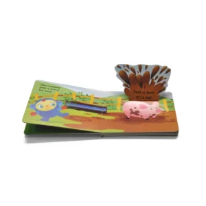 Custom Color Eco-friendly Cooking Cardboard Books for Kids with Pop-up Features and Printing Service