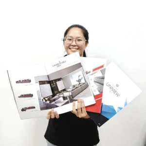 Custom Color Hard Softcover Coated Paper Saddle Stitching Small Catalog Booklet Brochure User Manual Journal Magazine Printing