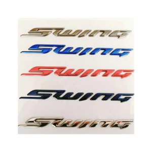 Custom Colored 3D Car Emblems Durable Soft Material Easy Install Auto Badge Decals Universal Fit for All Cars