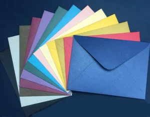 Custom Colored Pearl Paper Invitation Envelopes, 11×22 cm and 15.5×15.5 cm, Wedding Party and Gift Card