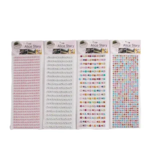 Custom Colorful Crystal Diamond Stickers for DIY Decoration