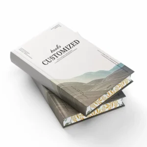 Custom Colorful Notebook Perfect Binding Sprayed Edges Personalized Printing Service Storybook Style