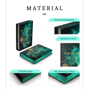 Custom Colorful Storybook with Perfect Binding Sprayed Edges and Personalized Printing