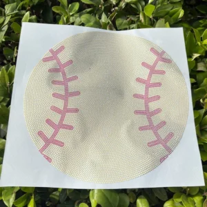 Custom Colorful Summer Dog Mama Tennis Football Baseball Spangle Heat Transfers for Clothes