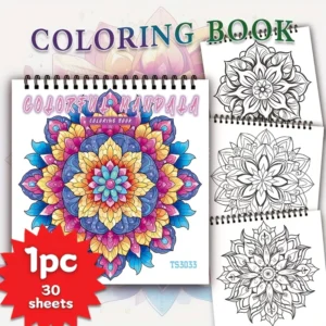 Custom Coloring Books for Children Doodle Activity Books for Stress Relief Mandala Creative Doodle Books