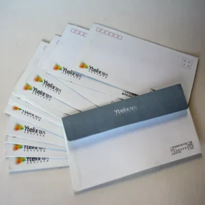 Custom Company Logo Printed Paper Envelopes with Color Printing