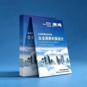Custom Company Profile Book Full Color Corporate Training Manual Catalog Saddle Stitch A5 A4