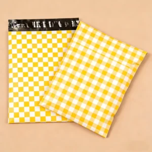 Custom Compostable Black Resealable LDPE Poly Mailer Bags for Shipping