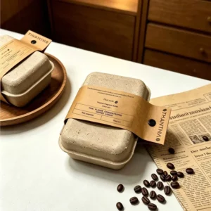 Custom Compostable Recyclable Paper Gift Boxes with Four-Color Printing and Hot Stamping