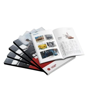 Custom Corporate Brochure and Instruction Manual Printing, Offset Printing, Copper Paper, White Cardboard, Color Pages