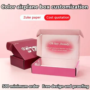 Custom Corrugated Folding Paper Mailing Box Small Business Black Shipping Box Factory Manufacturer
